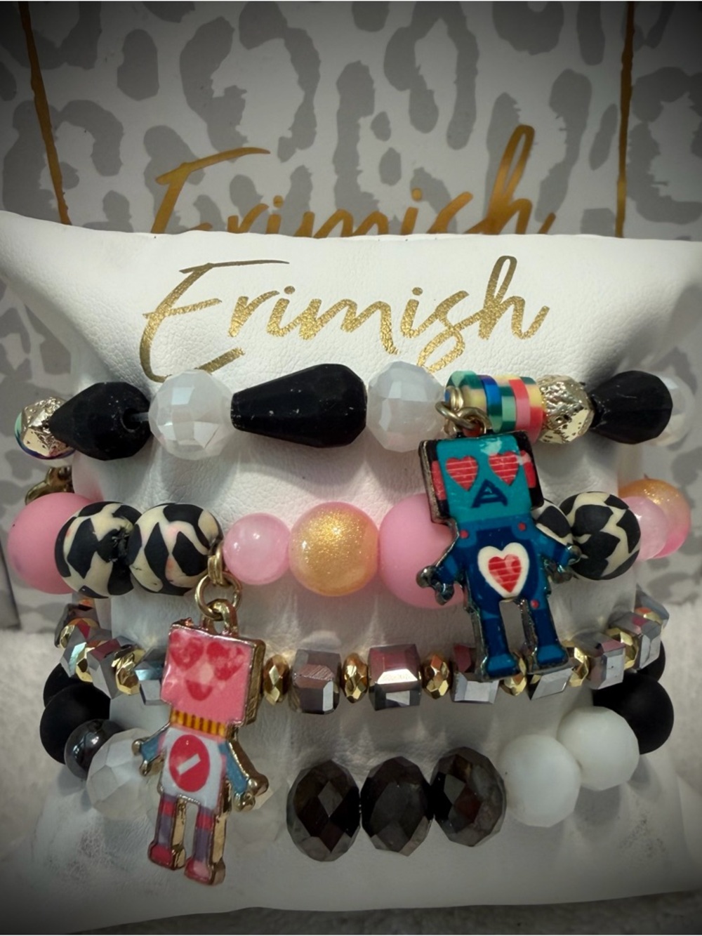 New ERIMISH Bracelets - 4 Pc - Multi - Custom Regular, Kids or Extended Size